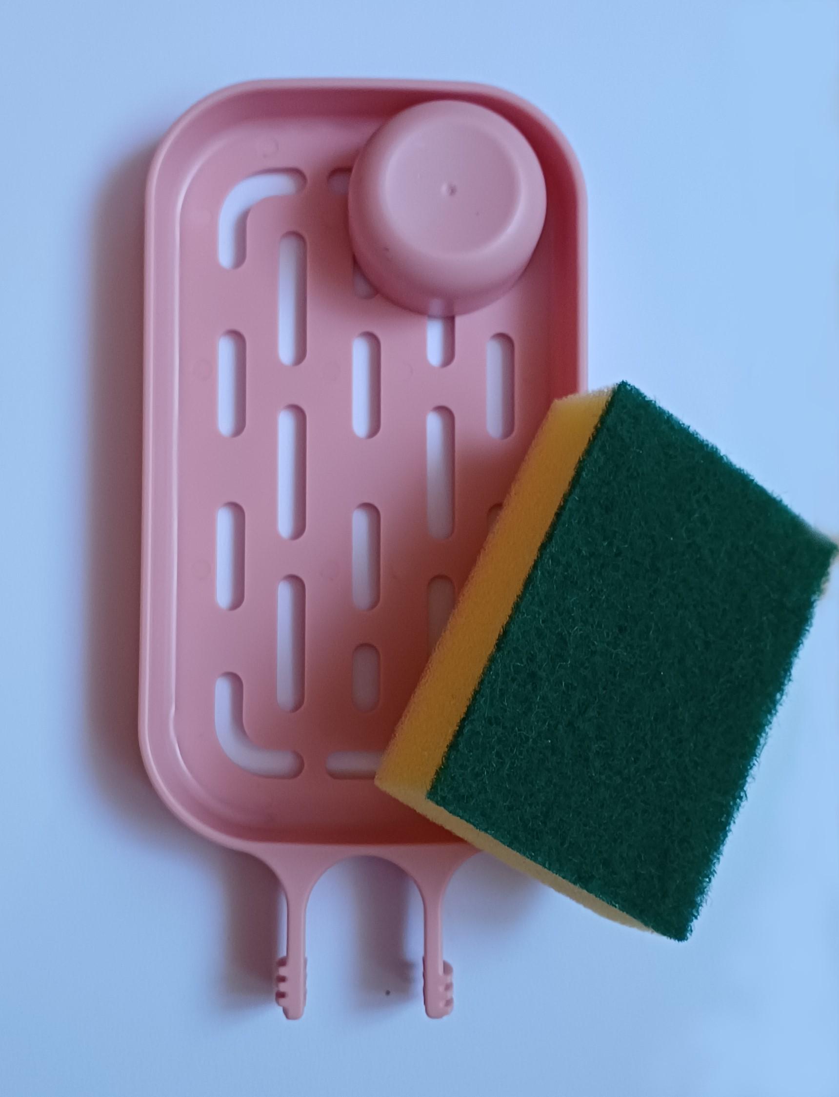 Органайзер для губки на кран Розовый (dbefea0d)