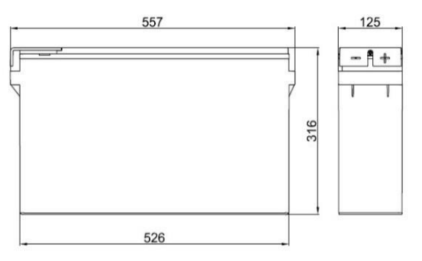 Батарея для ИБП RID HC аккумуляторная 12 V 190 Ah (RID HC 12-190) - фото 2