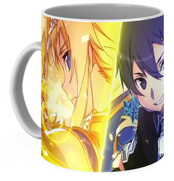 Чашка Sword Art Online Алиса Кирито Казуто (SAO.02.02)