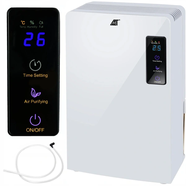 Осушитель воздуха Malatec O16408 со шлангом/дисплеем до 700 мл 65 Вт (O16408) - фото 2 Осушитель воздуха Malatec O16408 со шлангом/дисплеем до 700 мл 65 Вт (O16408) - фото 2