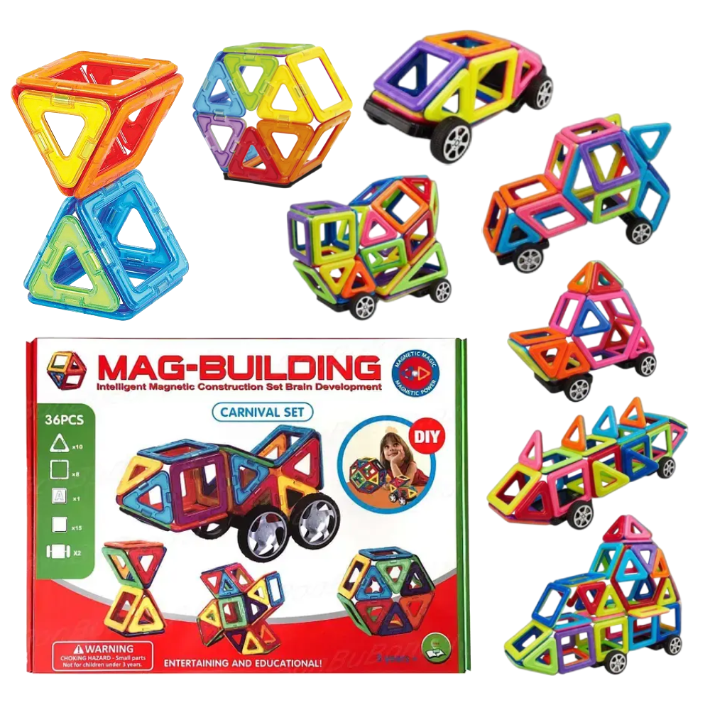 Конструктор Mag-Building Carnival для детей 36 деталей (8866)