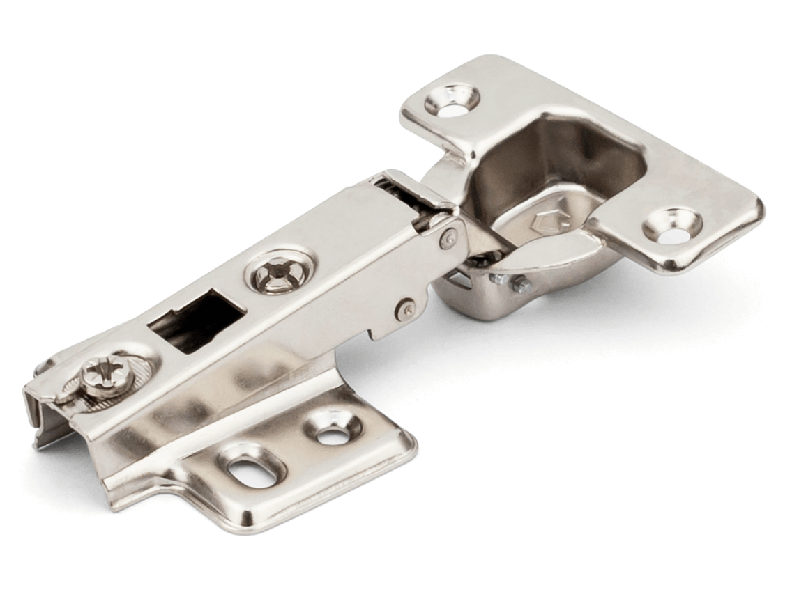 Петля накладная Giff Slide-on Т1 ⌀ 35 мм с усиленной монтажной планкой Никель (24946738)