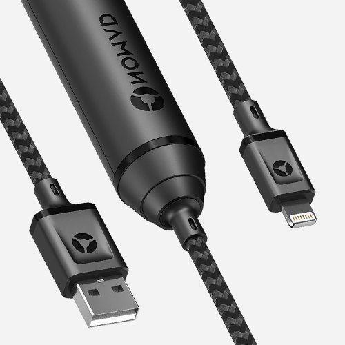 Кабель синхронизации со встроенным аккумулятором Nomad Battery 2350mAh Cable 1.5m, Black Кабель синхронизации со встроенным аккумулятором Nomad Battery 2350mAh Cable 1.5m, Black