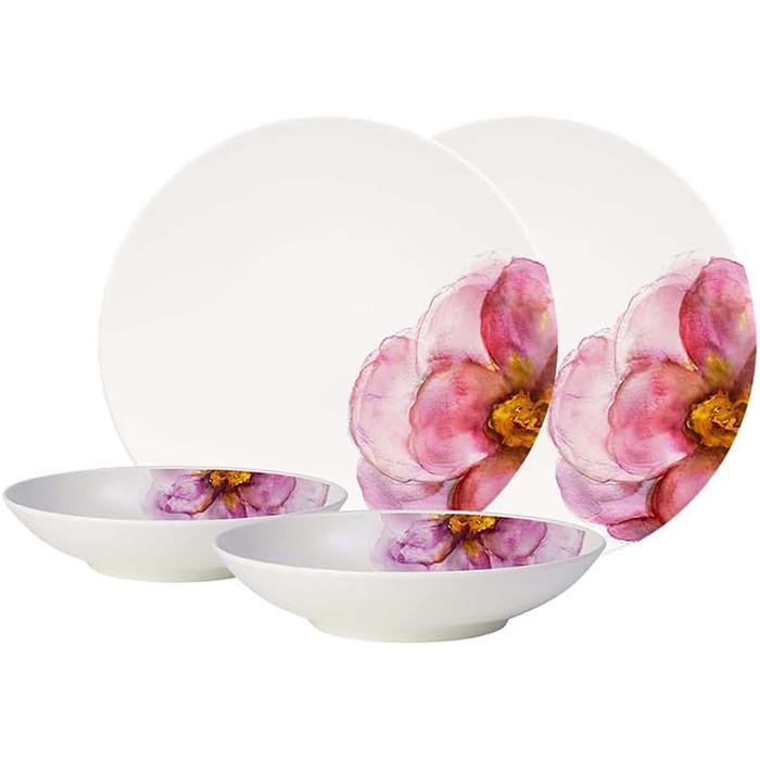 Набір тарілок Villeroy & Boch Rose Garden на 2 персони 4 пр. (33497737)