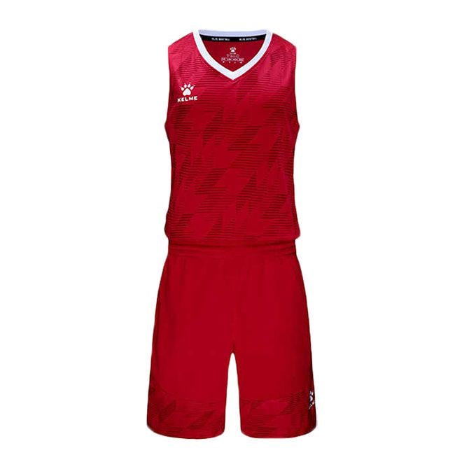 Комплект баскетбольной формы Kelme Bruklin 4XL Красный (3591052.9600)