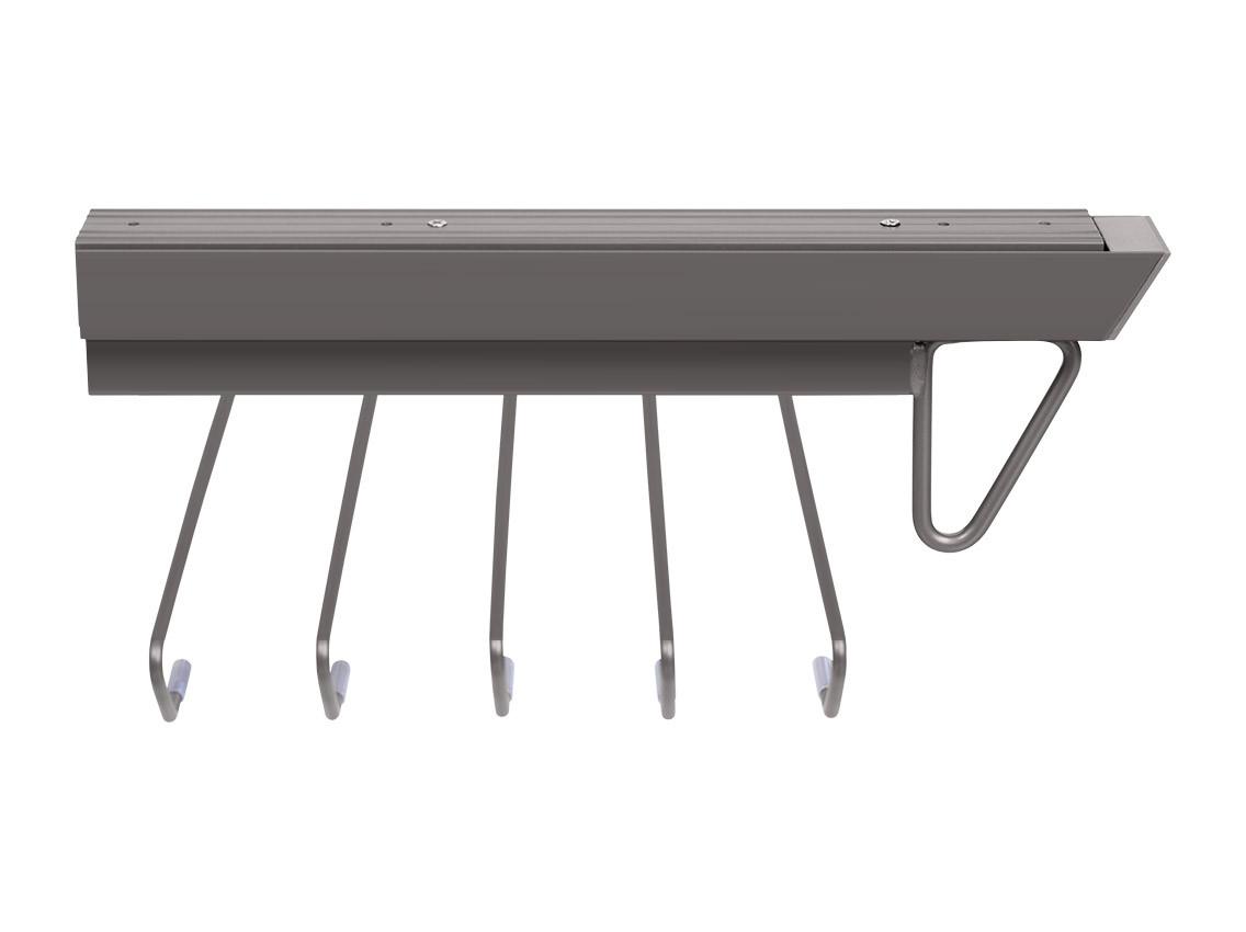 Брючниця верхнього кріплення Virno Home одинарна з доводчиком 425х145х350 мм Сірий (133303) - фото 2 Брючниця верхнього кріплення Virno Home одинарна з доводчиком 425х145х350 мм Сірий (133303) - фото 2