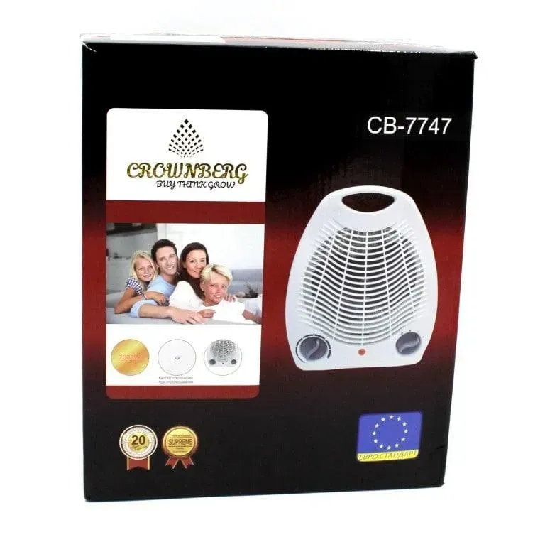 Тепловентилятор-дуйка Crownberg CB-7747 2000 Вт із терморегулятором (ML-05090) - фото 6