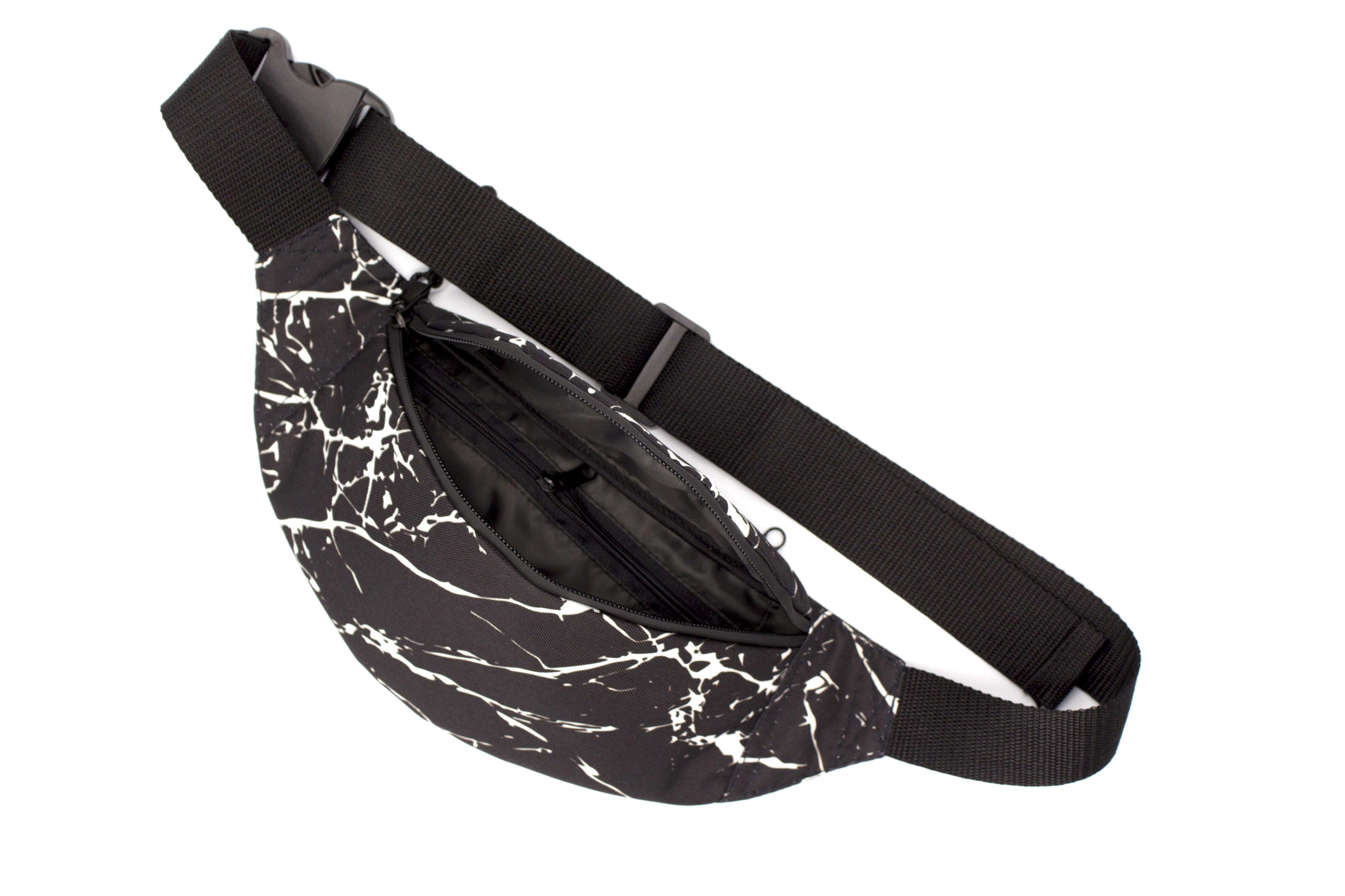 Сумка бананка Мрамор Черный (24415014) - фото 2 Сумка бананка Мрамор Черный (24415014) - фото 2