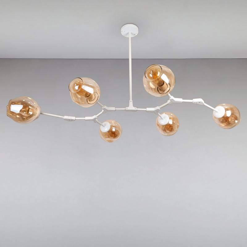 Люстра подвесная молекула Light House LS-15226-6 Белый