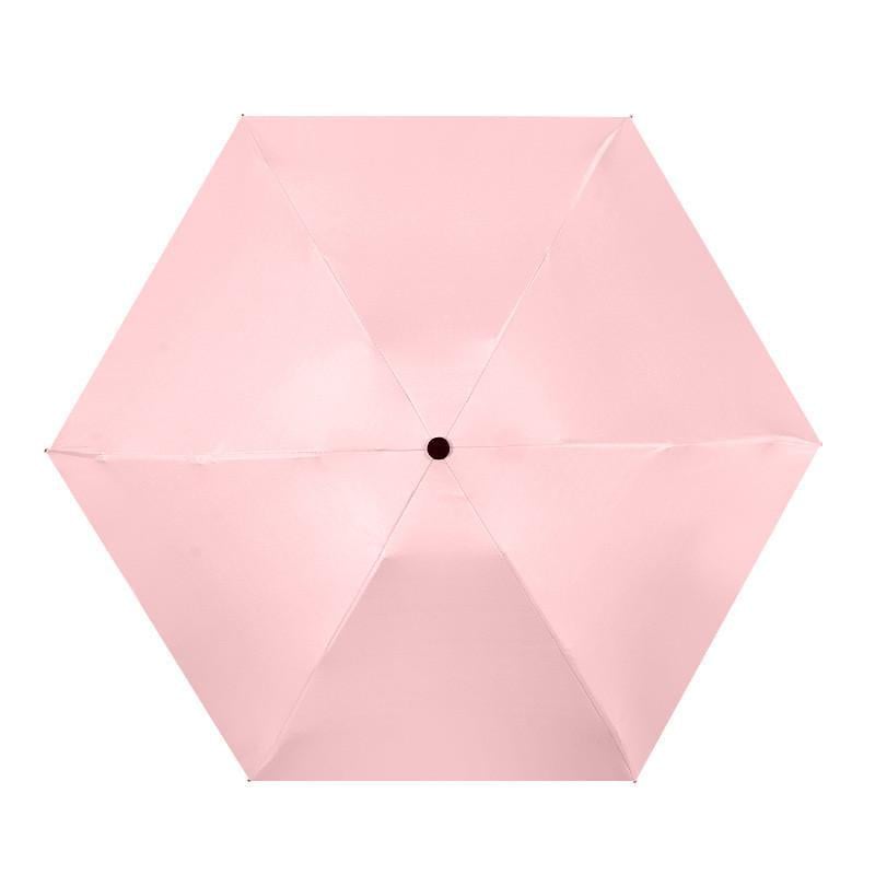 Мини-зонт женский Lesko QY1930 карманный Light Pink Мини-зонт женский Lesko QY1930 карманный Light Pink