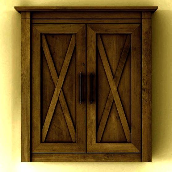 Шкаф настенный из дерева Пасао Мускат (ШФН-005407)