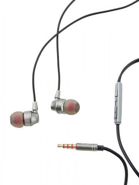 Наушники с микрофоном Aspor A203 Серебристый (1858272861)