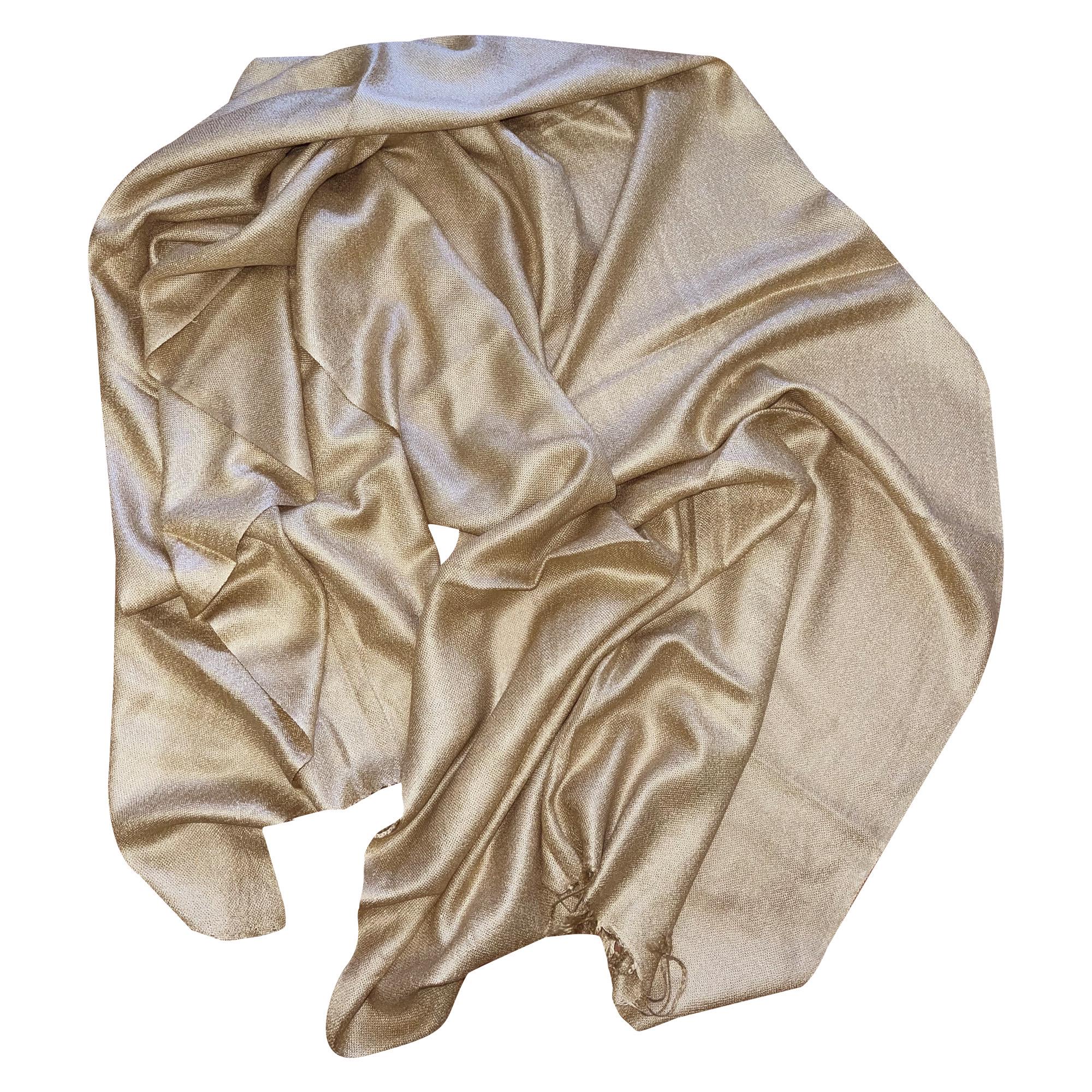 Шарф из вискозы Silk Route 180х70 см Бежевый (1466)