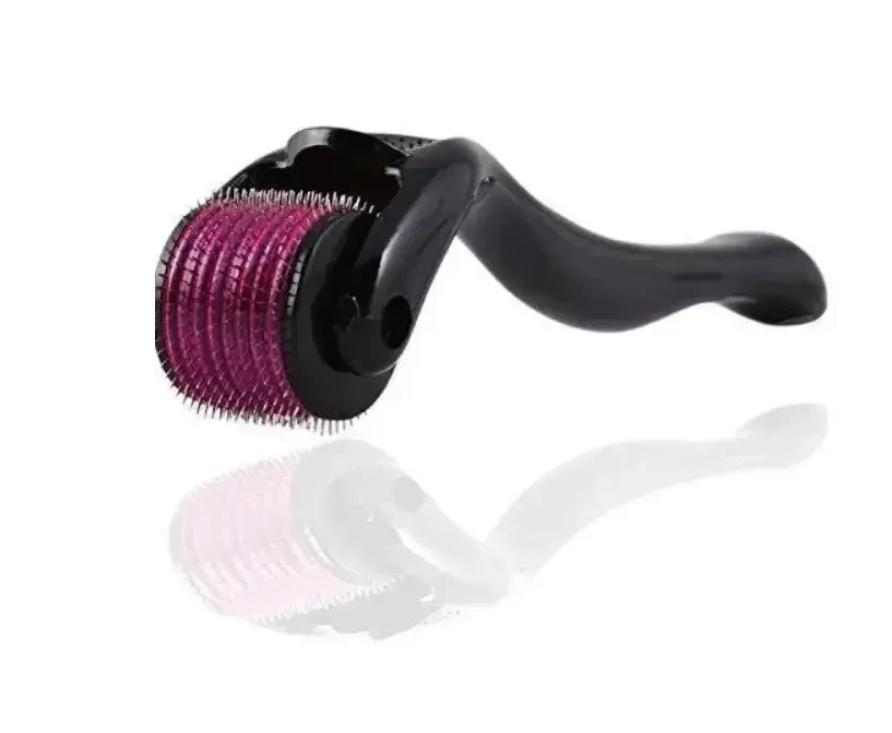 Мезороллер для лица/волос и тела Derma Roller 540 титановых игл 1,0 мм