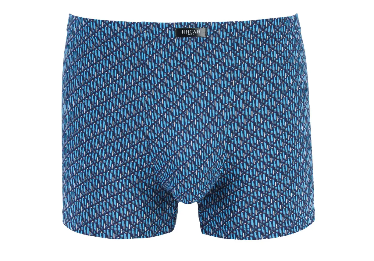 Мужские боксеры Батал стрейчевые Indena Insung 5XL 2 шт. Голубой (INS-18631)