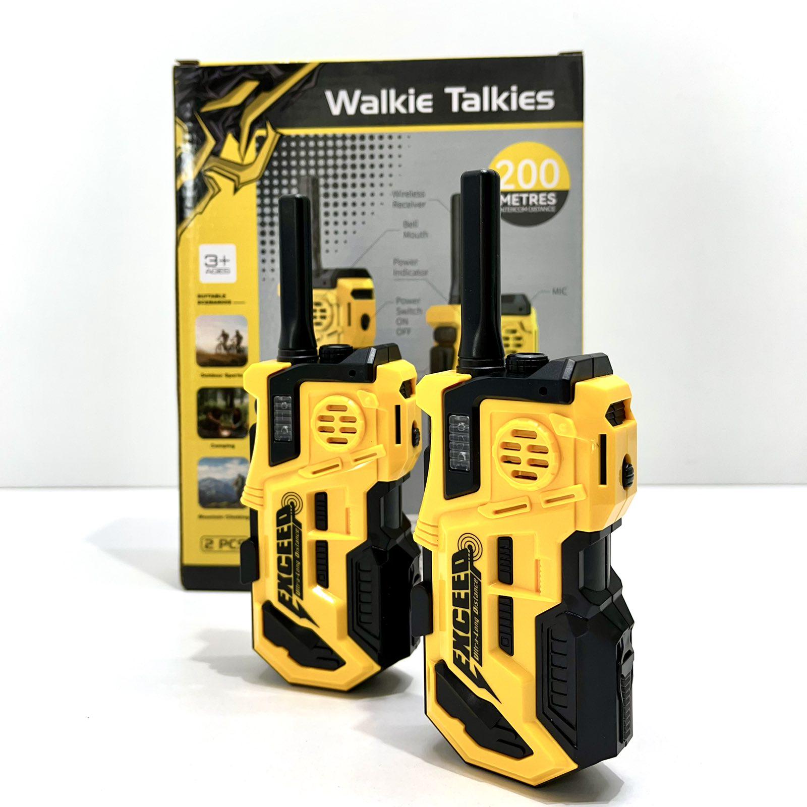Ігровий набір рацій LING YUN ZHI звук/світло на батарейках 16 см 2 шт. Чорно-жовтий (LZ079) - фото 4 Ігровий набір рацій LING YUN ZHI звук/світло на батарейках 16 см 2 шт. Чорно-жовтий (LZ079) - фото 4