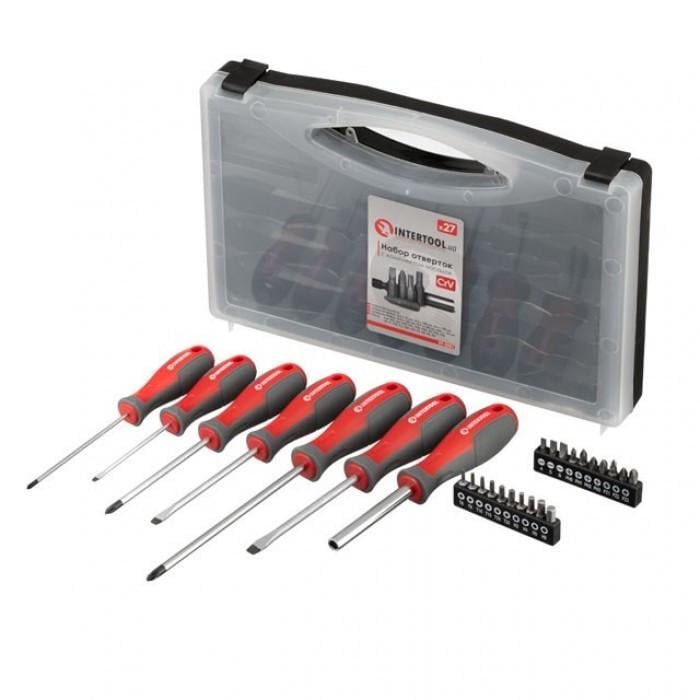 Набір викруток INTERTOOL VT-3351 з комплектом насадок 27 пр. (1395202545)
