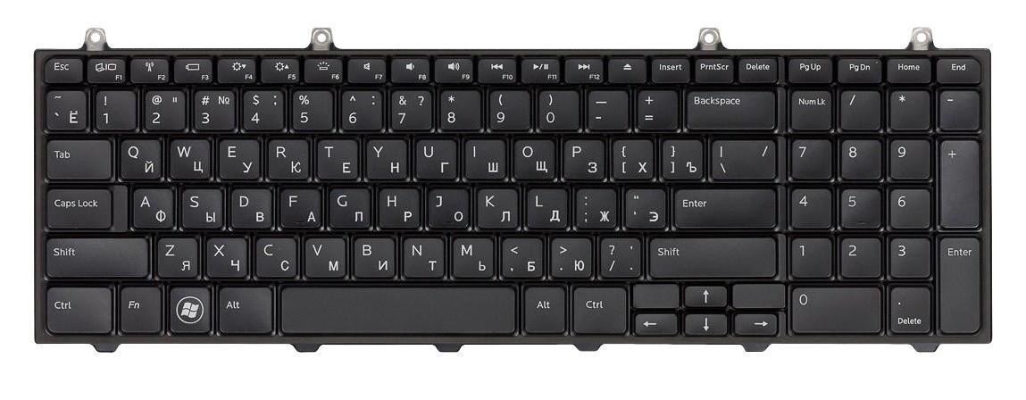 Клавиатура для ноутбука Dell Studio 17/1745/1747/1749 с подсветкой Light Black