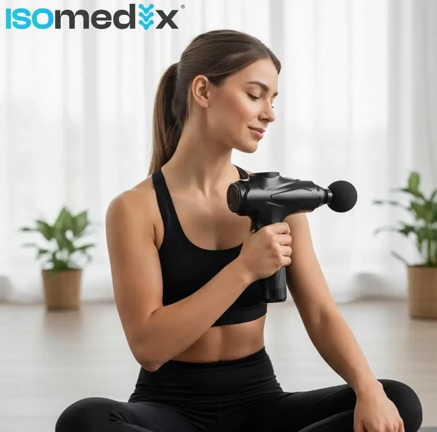 Массажер-пистолет для тела Isomedix 26441 перкуссионный (26441) - фото 2