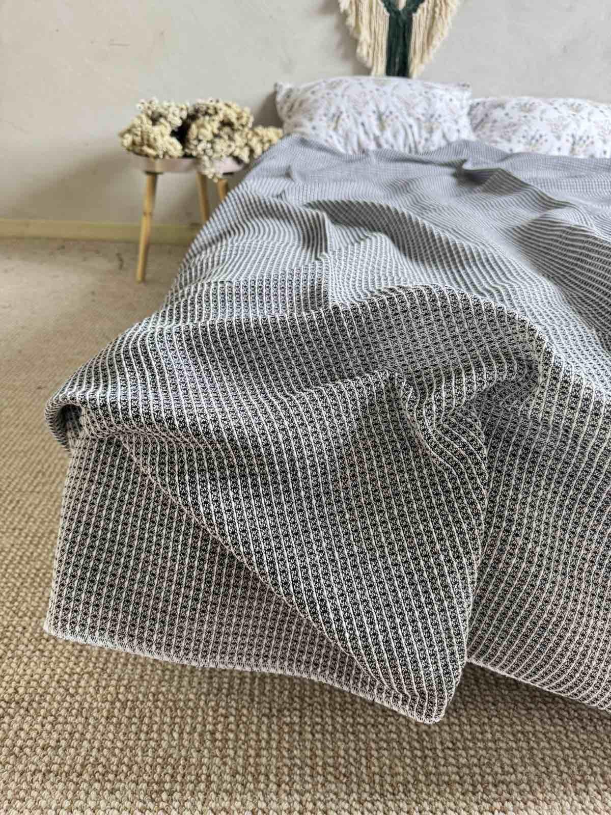 Простыня вафельная ZEINTEX хлопчатобумажная 200х220 см Черный (26417529) - фото 3 Простыня вафельная ZEINTEX хлопчатобумажная 200х220 см Черный (26417529) - фото 3