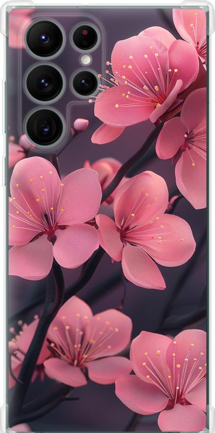 Чехол на Samsung Galaxy S22 Ultra Пурпурная сакура (6075sp-2500-42517) Чехол на Samsung Galaxy S22 Ultra Пурпурная сакура (6075sp-2500-42517)