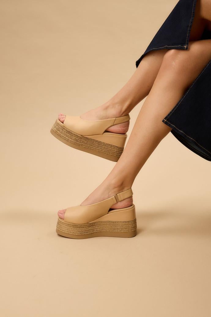 Босоножки женские LONZA кожаные р. 37 Бежевый (184778)