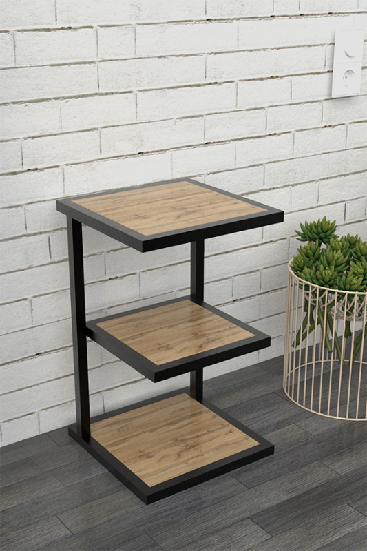 Стеллаж EcoLoft Prostir DSP-1076 500х300х300 мм Дуб Аппалачи (22816075)
