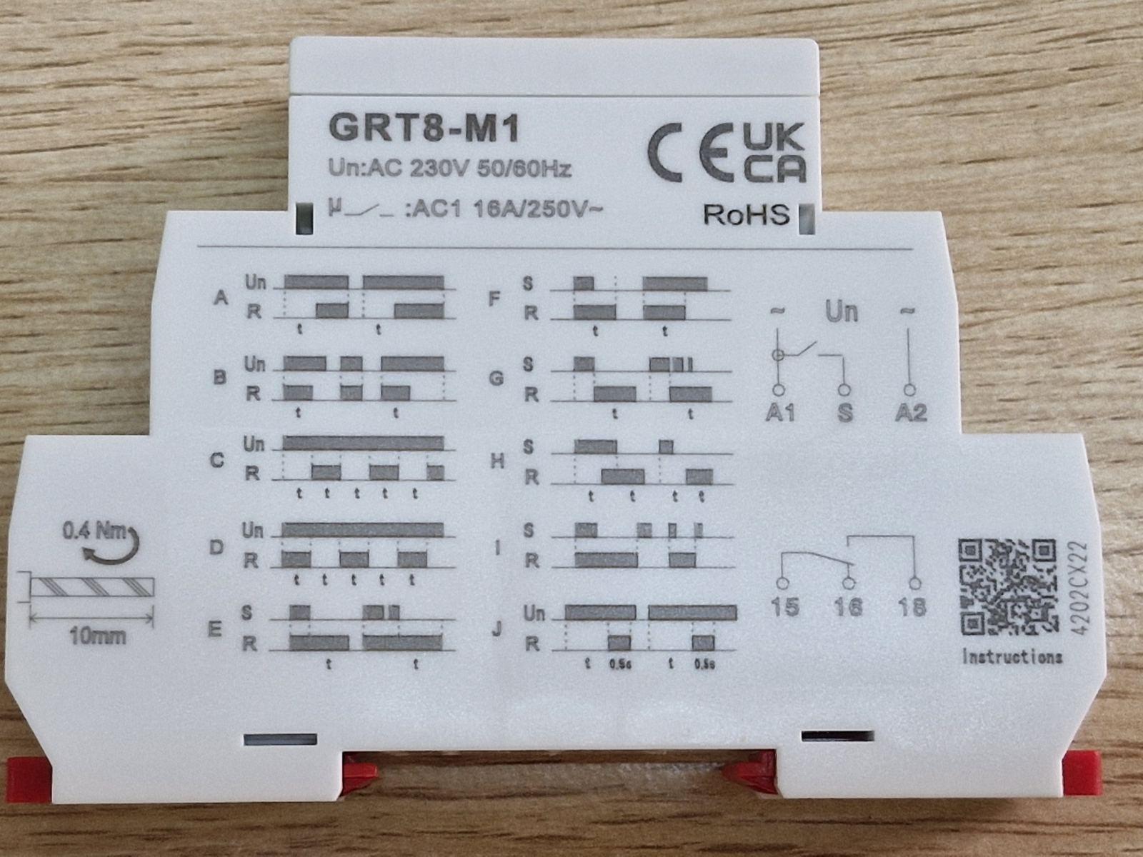 Реле времени Geya многофункциональное (GRT8-M1) - фото 3