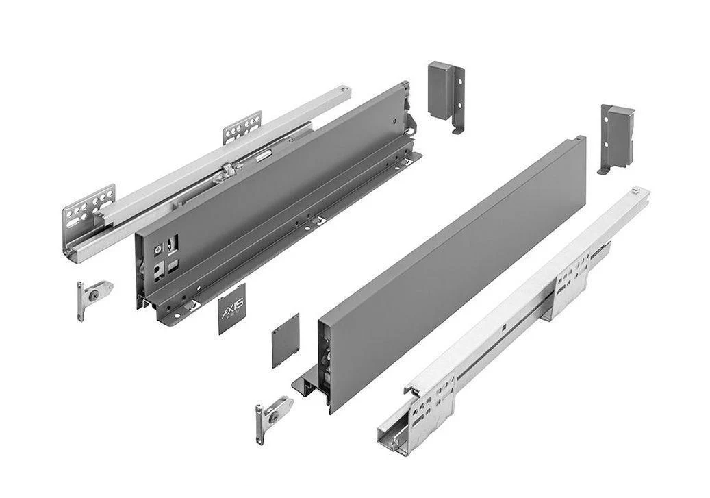 Выдвижной ящик GTV Axis H 86 мм L 400 мм Антрацит (PB-AXISPRO-KPL400A)