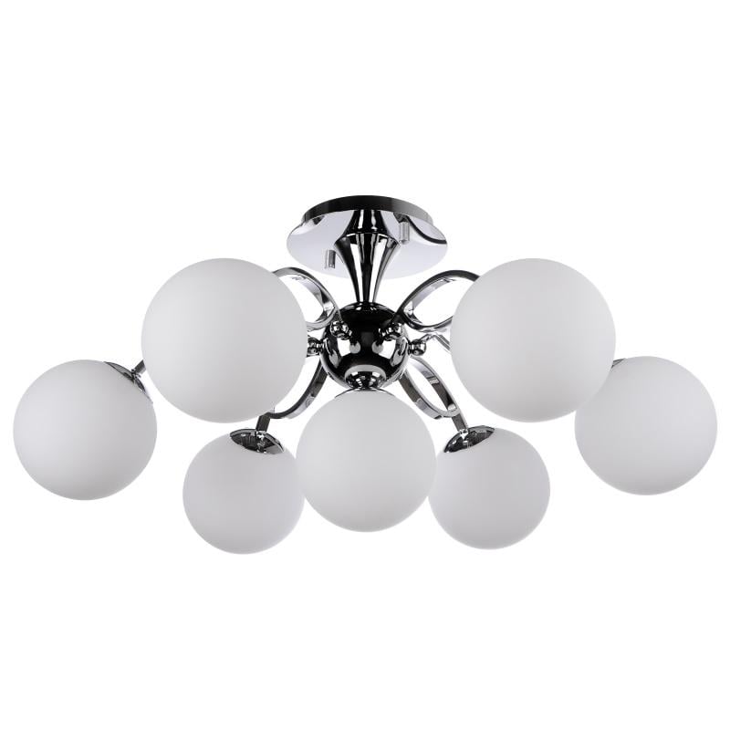 Люстра прованс молекула Brille BL-312S/7 E27 WH