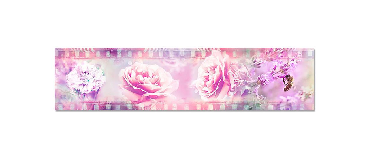 Фартук кухонный Пионы фотоцветы 60х250 см Розовый Фартук кухонный Пионы фотоцветы 60х250 см Розовый