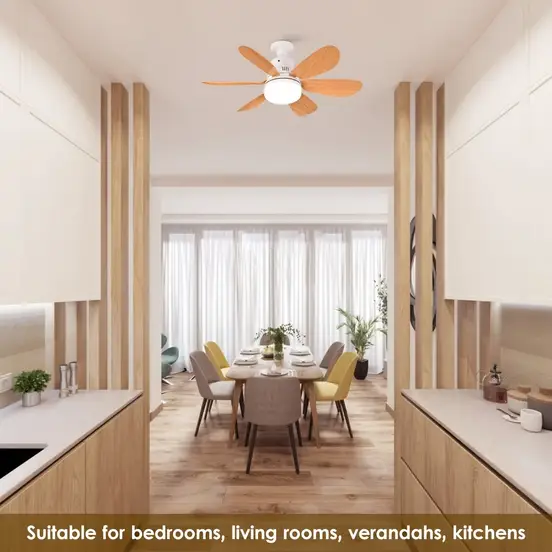 Вентилятор стельовий зі світлом 2в1 6 лопостями під дерево 30 Вт (FA-520) - фото 8 Вентилятор стельовий зі світлом 2в1 6 лопостями під дерево 30 Вт (FA-520) - фото 8