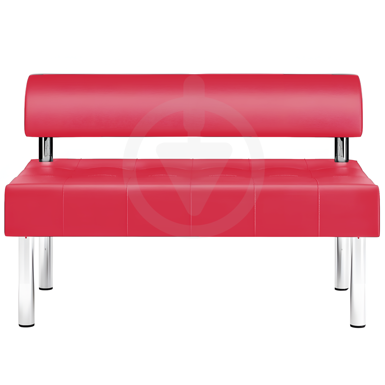 Диван офісний з прошивкою AVVS tech для очікування/приймальної 100 см Червоний (proshit-noga25-75x100-red) - фото 2 Диван офісний з прошивкою AVVS tech для очікування/приймальної 100 см Червоний (proshit-noga25-75x100-red) - фото 2