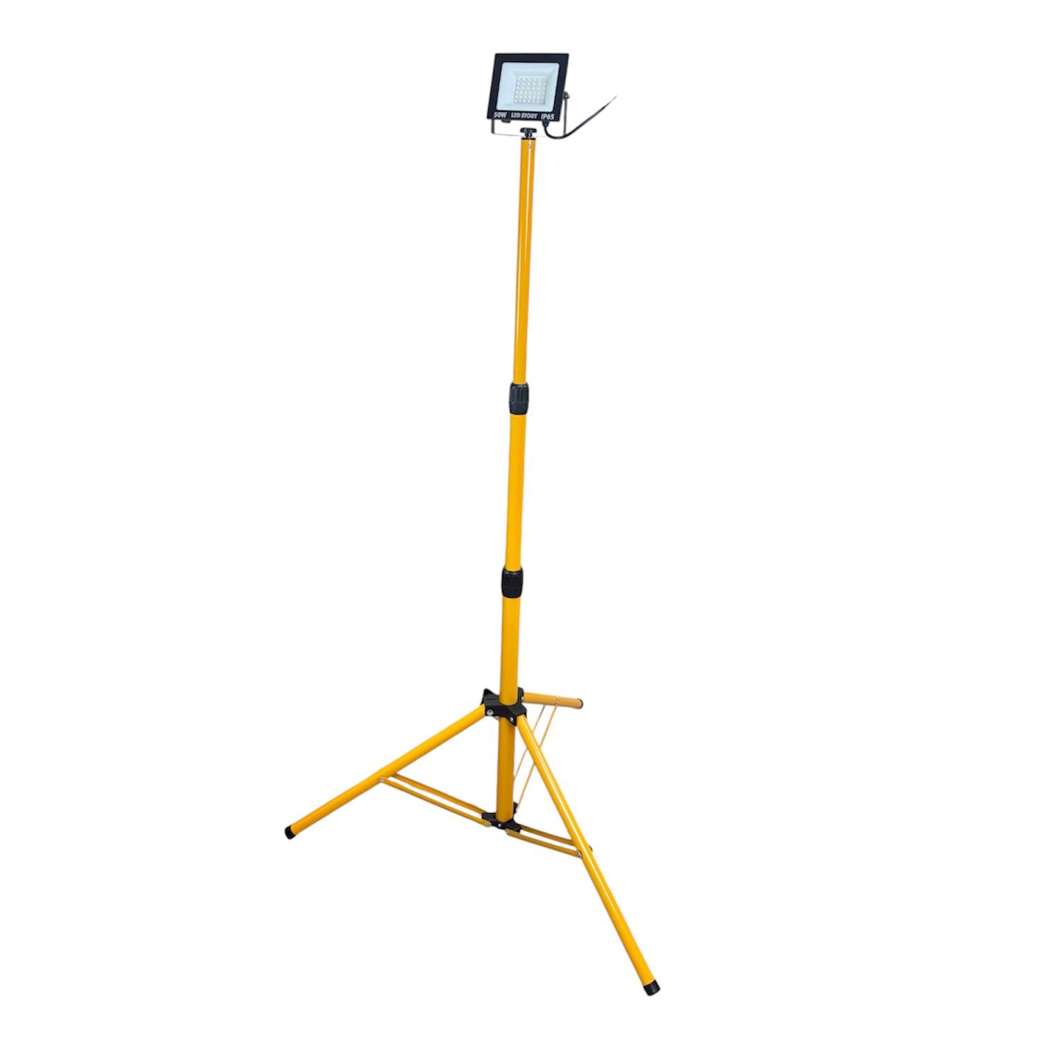 Led-прожектор Led Story 50 Вт 4250 Лм IP65 220V 6500К со штативом 2 м (38764898)