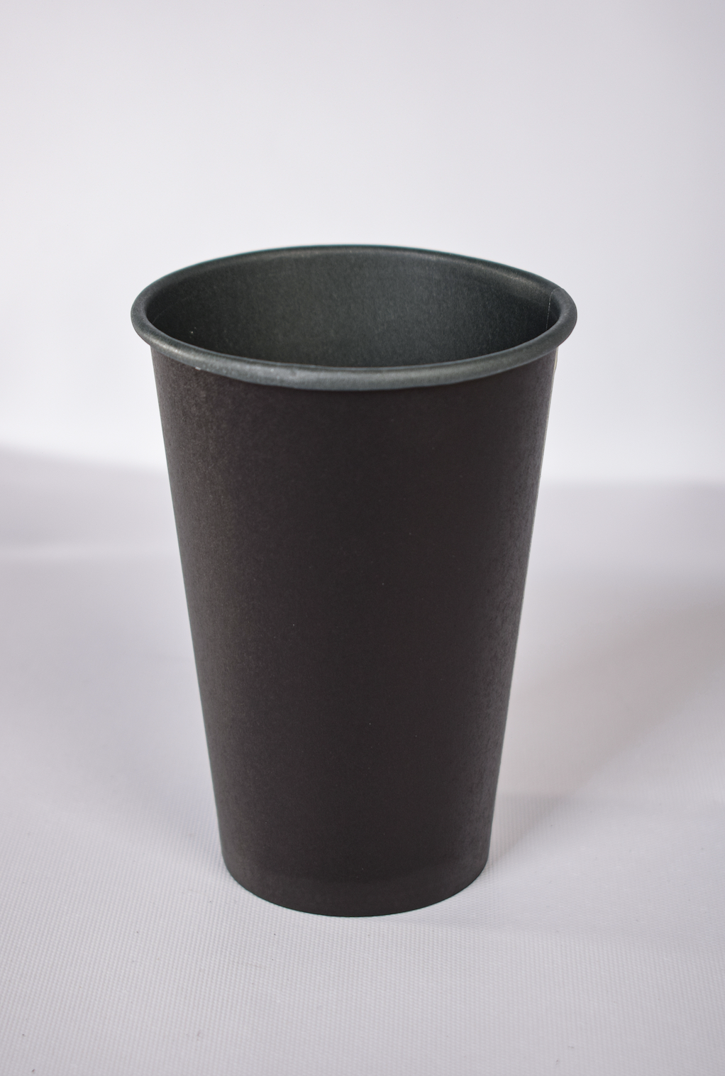 Стаканчики бумажные для кафе 340 мл 50 шт. Черный