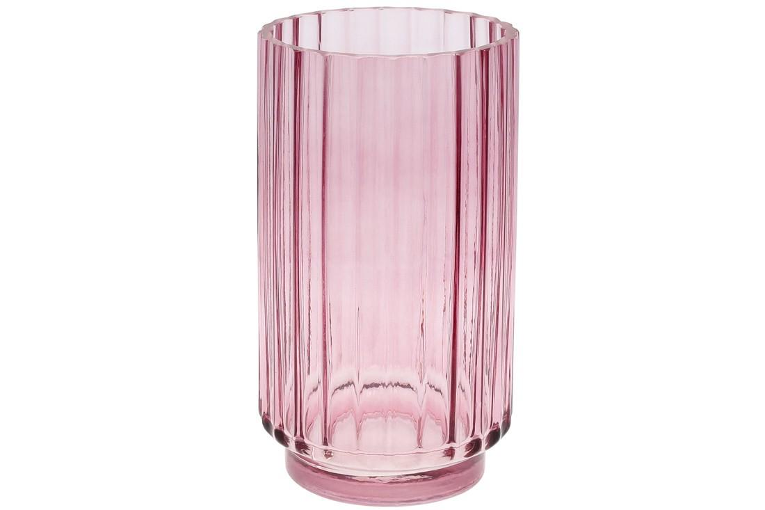 Ваза Magic Gardens стеклянная 20,5 см Розовый