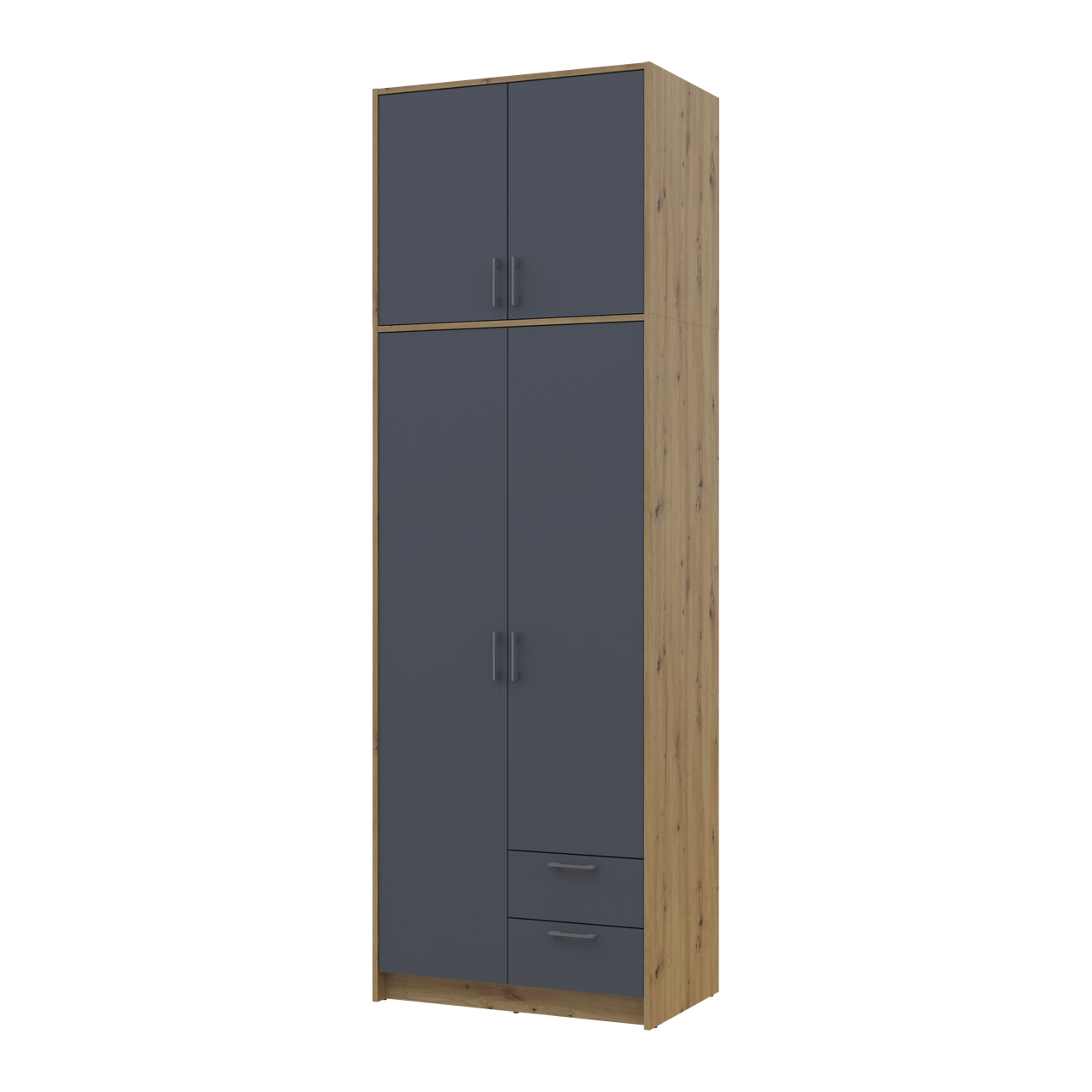 Антресоль висока Doros Ронді 2 ДСП 82х52х65 см Дуб Артізан/Графітовий (41516180) - фото 5 Антресоль висока Doros Ронді 2 ДСП 82х52х65 см Дуб Артізан/Графітовий (41516180) - фото 5