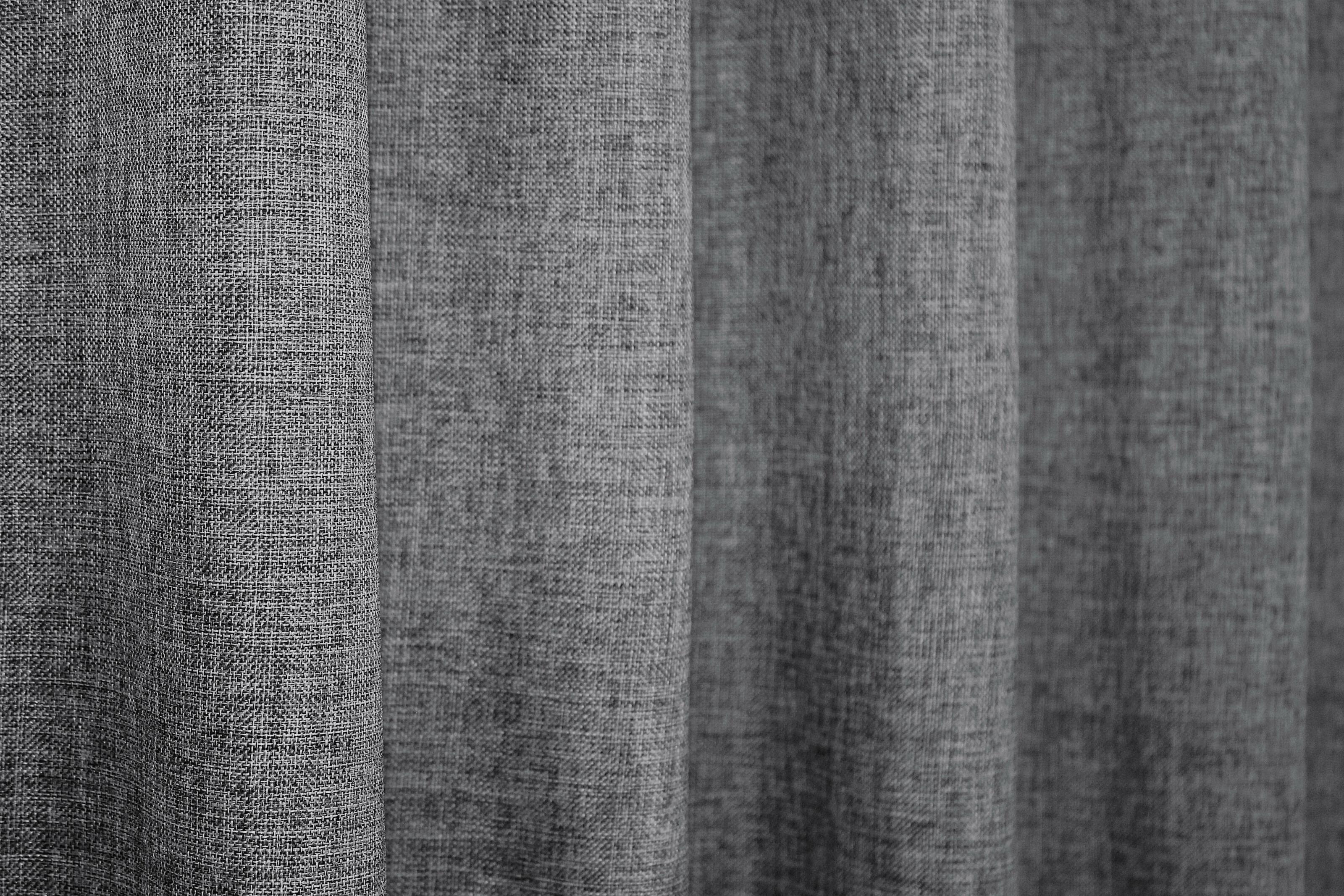 Комплект штор VR-Textil Мешковина № 108ш лен 100х270 см 2 шт. Серый (31-033) - фото 8