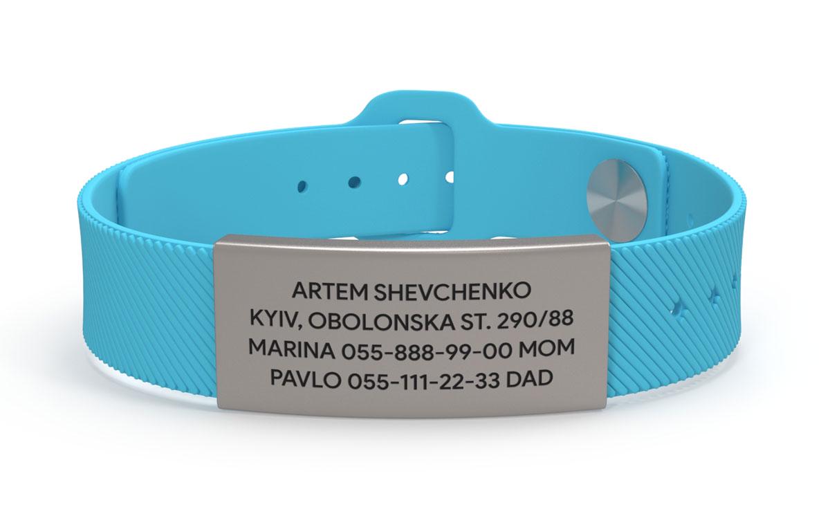 Браслет ID детский Style Blue - фото 2 Браслет ID детский Style Blue - фото 2
