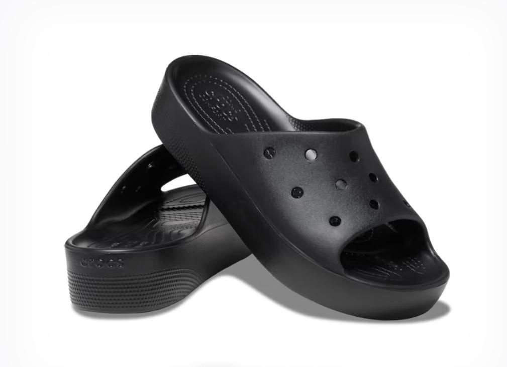 Сабо жіночі Crocs Classic Platform Slide M5W7 р. 37/38 23 см Black (208180) - фото 3 Сабо жіночі Crocs Classic Platform Slide M5W7 р. 37/38 23 см Black (208180) - фото 3