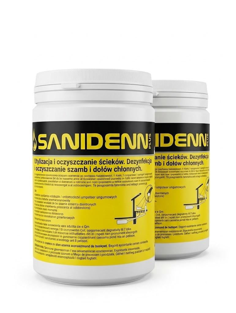 Препарат для очистных сооружений и септиков Sanidenn Plus для разжижения/очистки/обезжиривания 2 х 900 г 2 уп. (37272629) Препарат для очистных сооружений и септиков Sanidenn Plus для разжижения/очистки/обезжиривания 2 х 900 г 2 уп. (37272629)