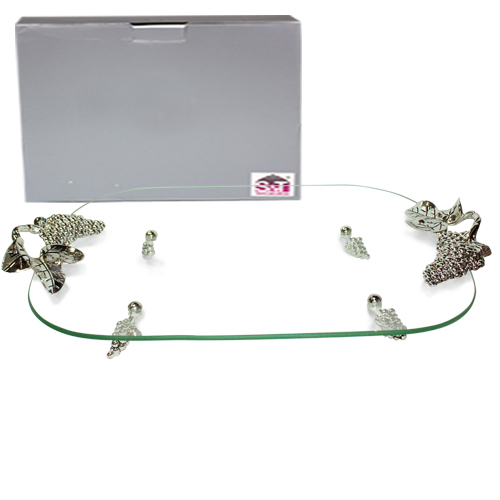 Блюдо прямоугольное SNT Виноград 42х28х9 см (37247)