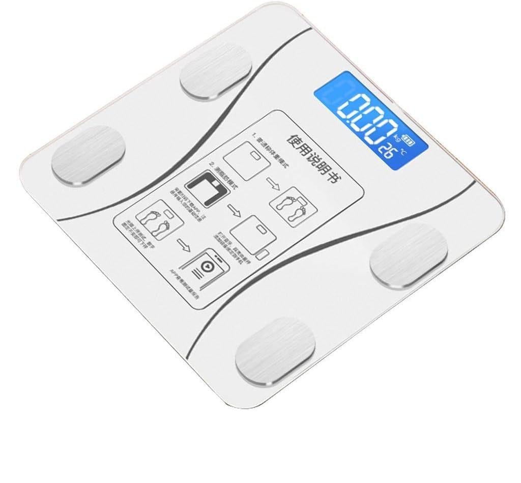 Електронні фітнес ваги Scale Sports Bluetooth розумні з додатком до 180 кг. Білий (8003А)