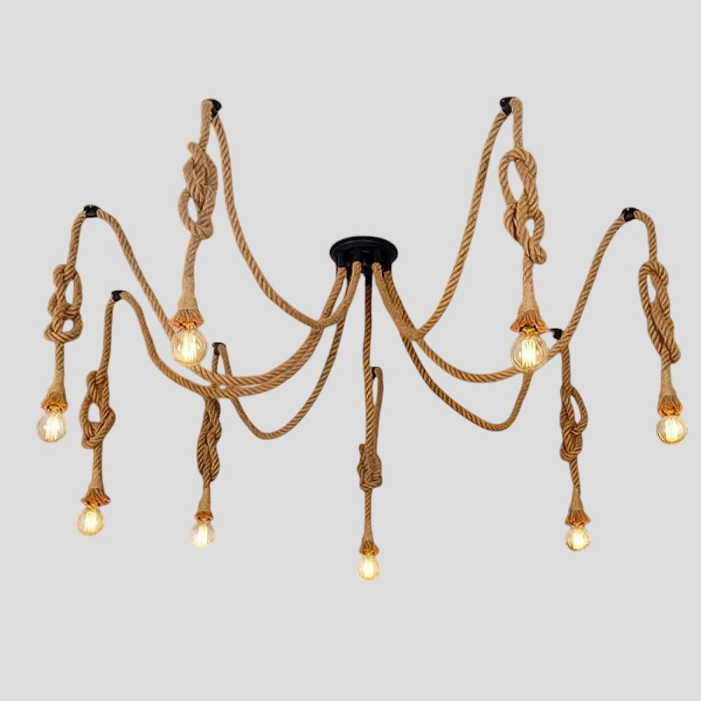 Люстра Industrial Edison Chandelier Rope (ЕД_12-00-333)