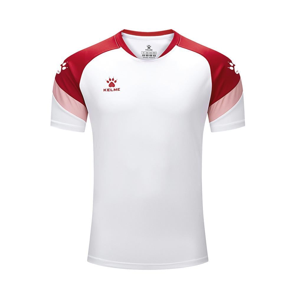 Футболка KELME BRAVO 7351TX1092.9107 S Бело-красный (2821043173)