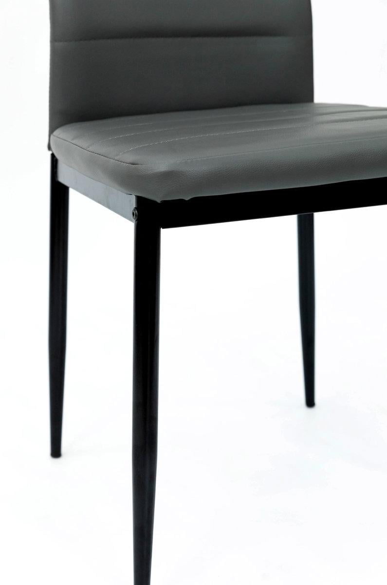 Стілець кухонний Мікс Меблі Ріо Чорно-сірий - фото 5 Стілець кухонний Мікс Меблі Ріо Чорно-сірий - фото 5