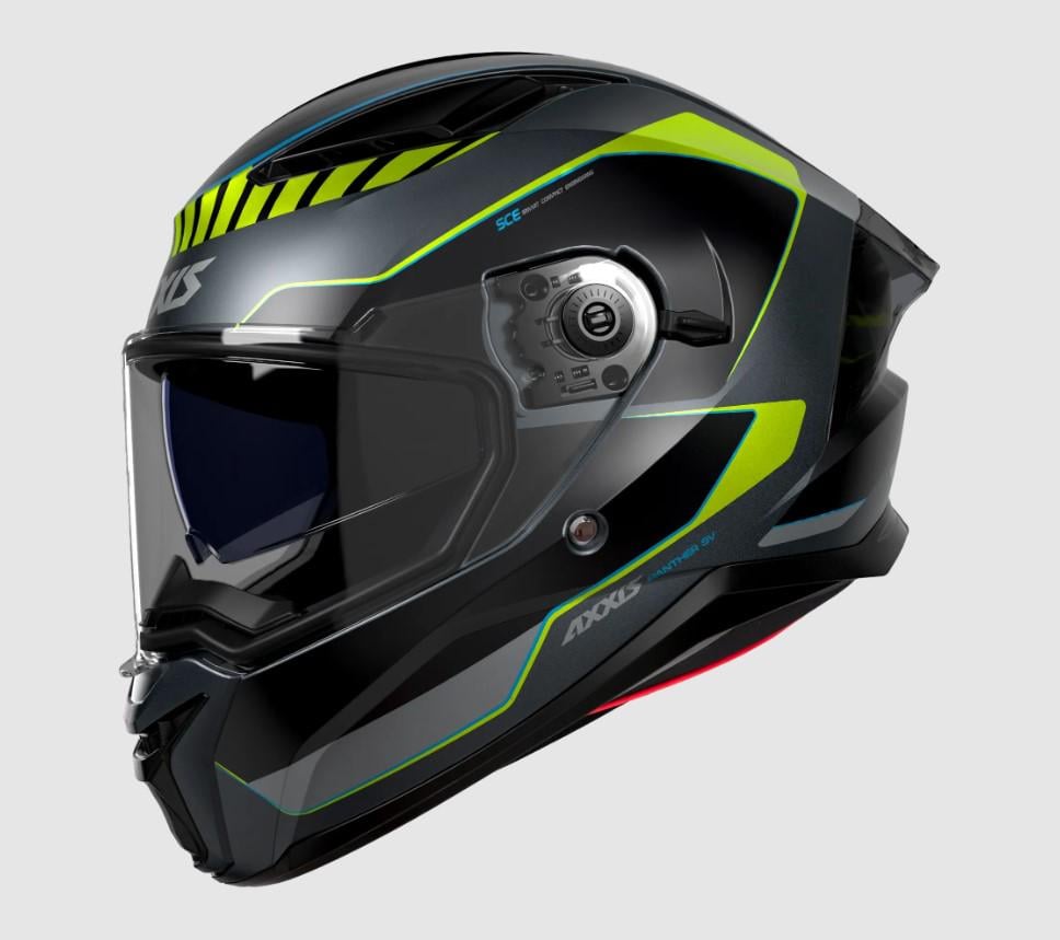 Мотошолом Axxis PANTHER SV Gale B3 L Matt Yellow (37034)