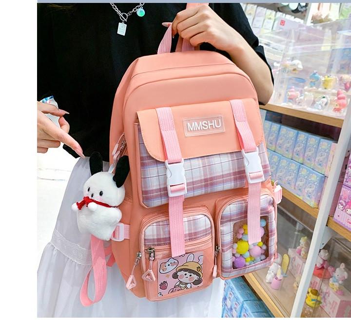 Набор школьный рюкзак/шопер/пенал/сумочка/мешочек для девочки MMSHU 5в1 5-11 класс Розовый (1137992570) - фото 6 Набор школьный рюкзак/шопер/пенал/сумочка/мешочек для девочки MMSHU 5в1 5-11 класс Розовый (1137992570) - фото 6