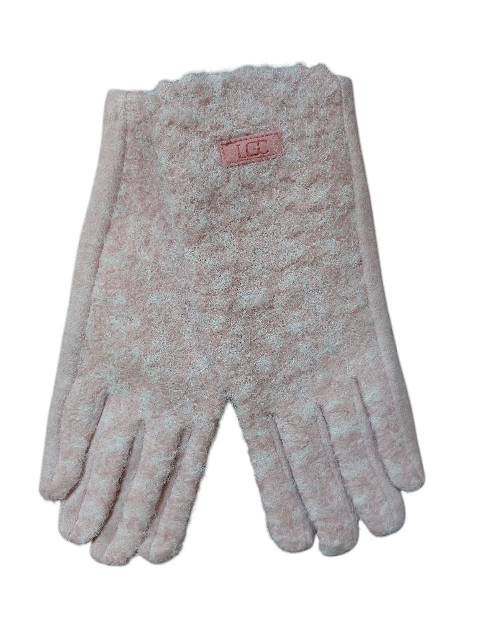 Перчатки сенсорные женские теплые One size Розовый (456900/6)