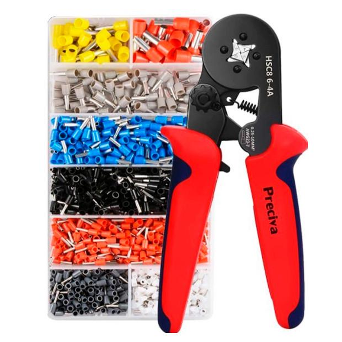 Кліщі для обтиску наконечників дротів з кабельними наконечниками 1200 шт. (R00045-2/2)